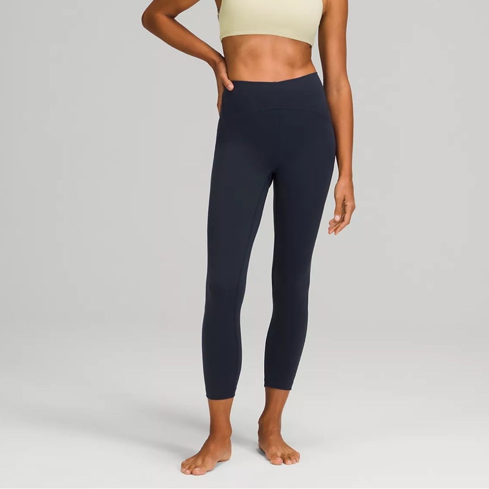 NWT Lululemon Instill High Rise 25 Navy Leggings in Navy